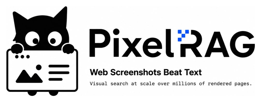 PixelRAG 的项目 banner